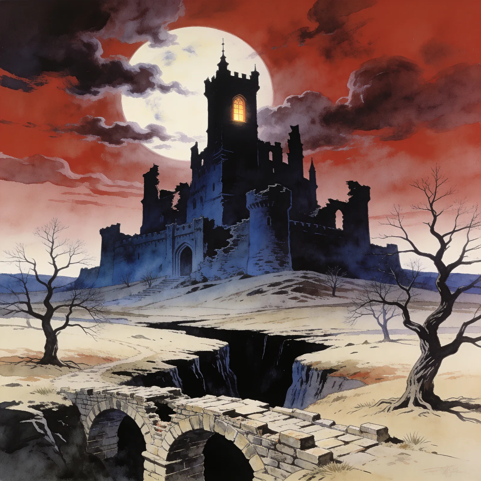 Castlevania backdrop art