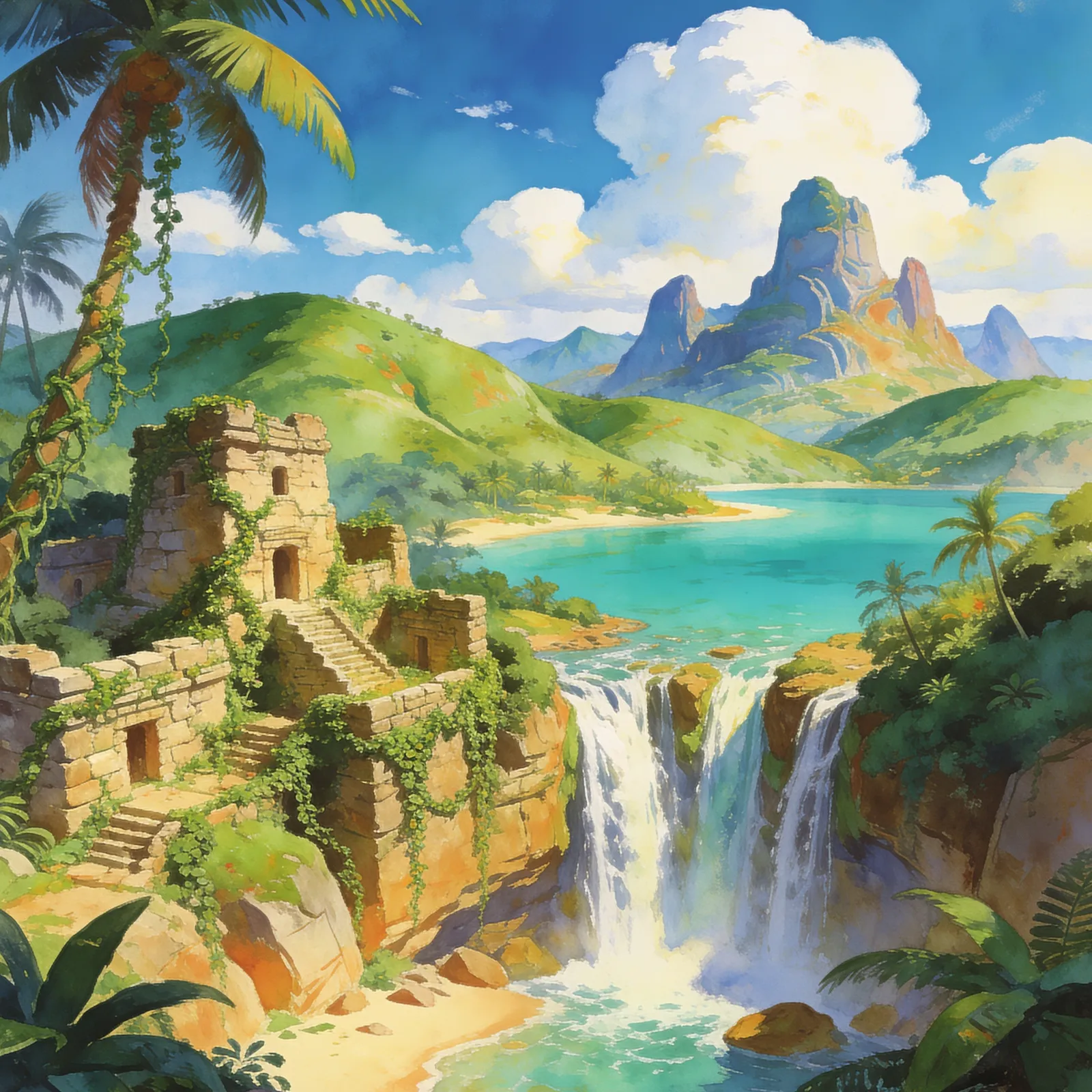 Crash Bandicoot 2: Cortex Strikes Back backdrop art