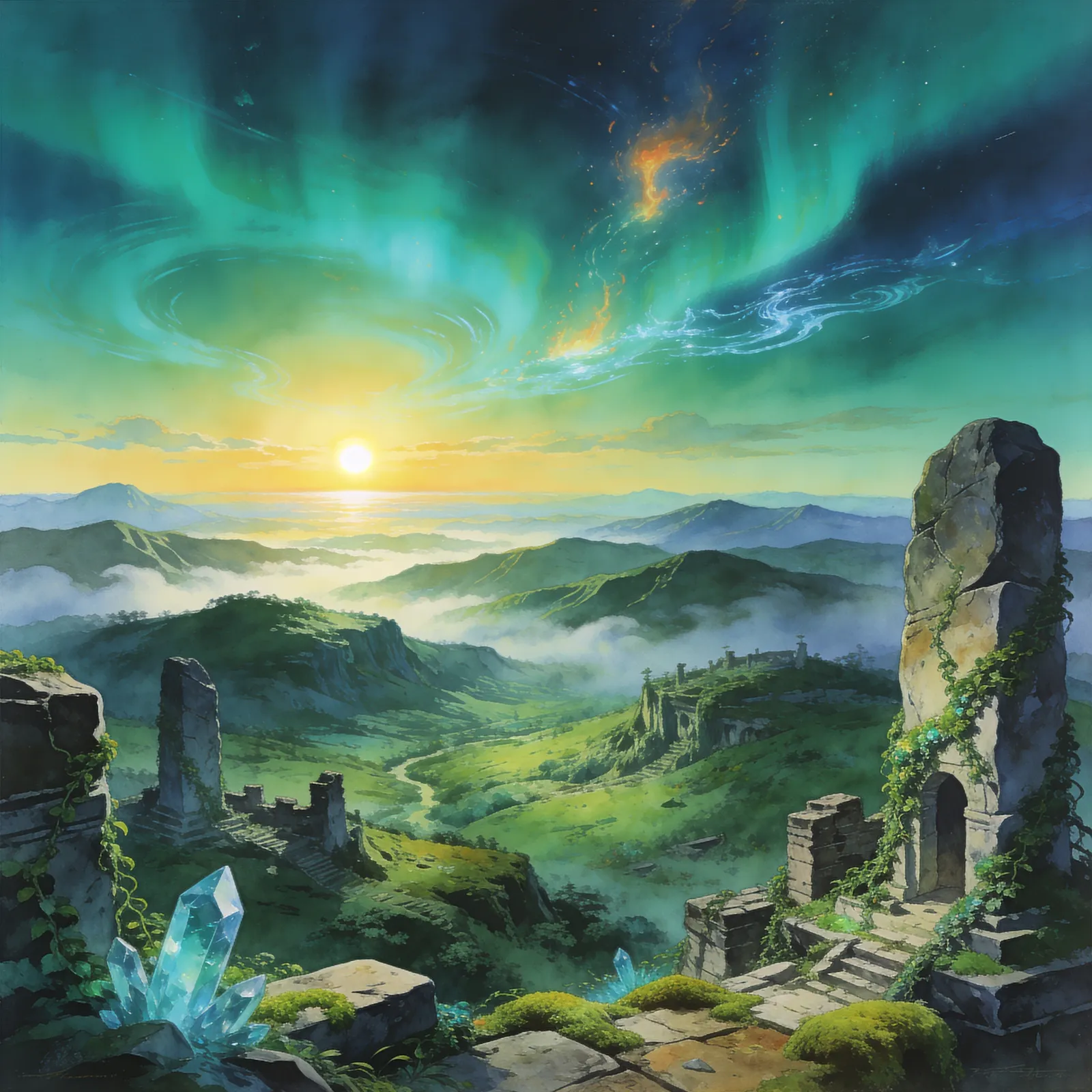 Crystalis backdrop art