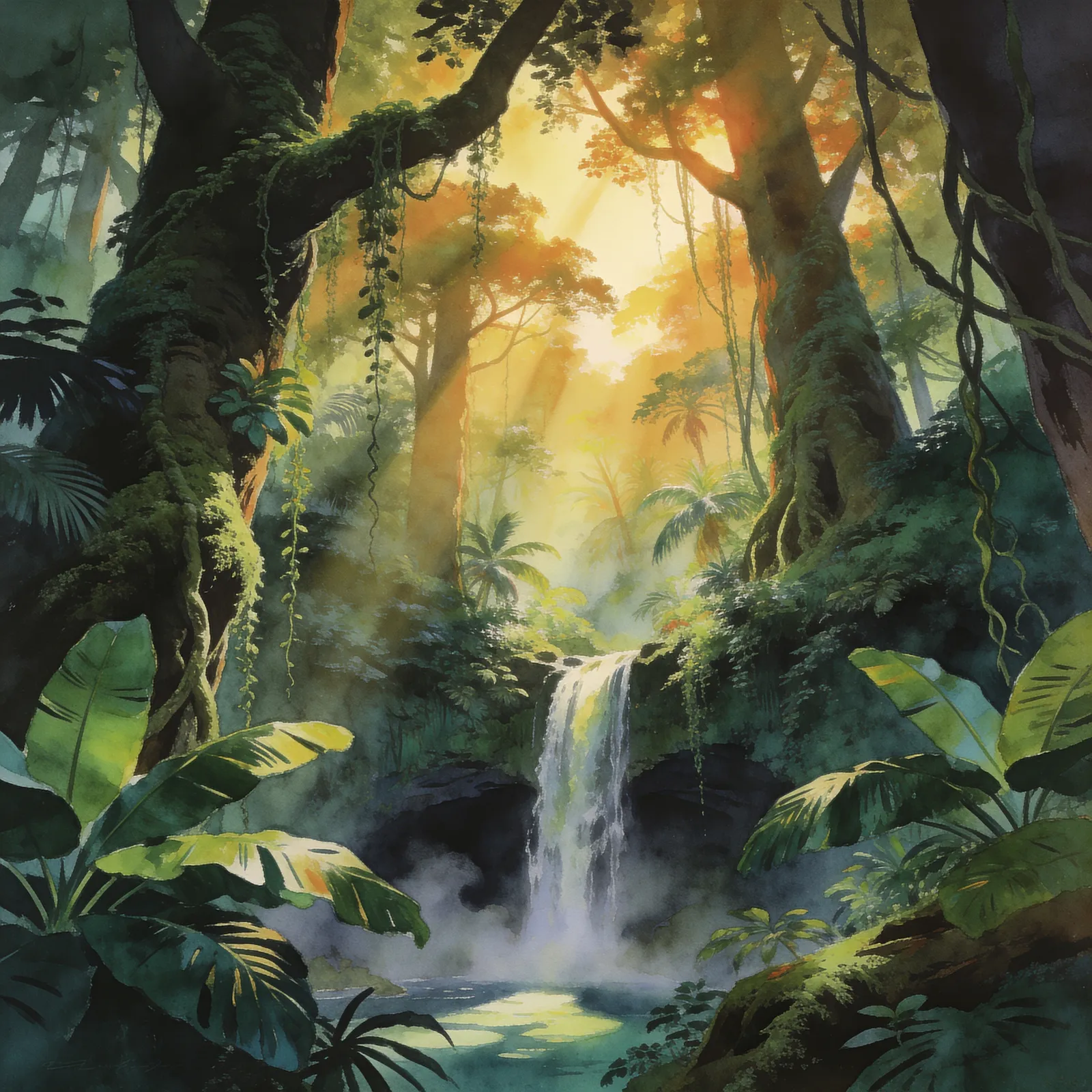 Donkey Kong Country backdrop art