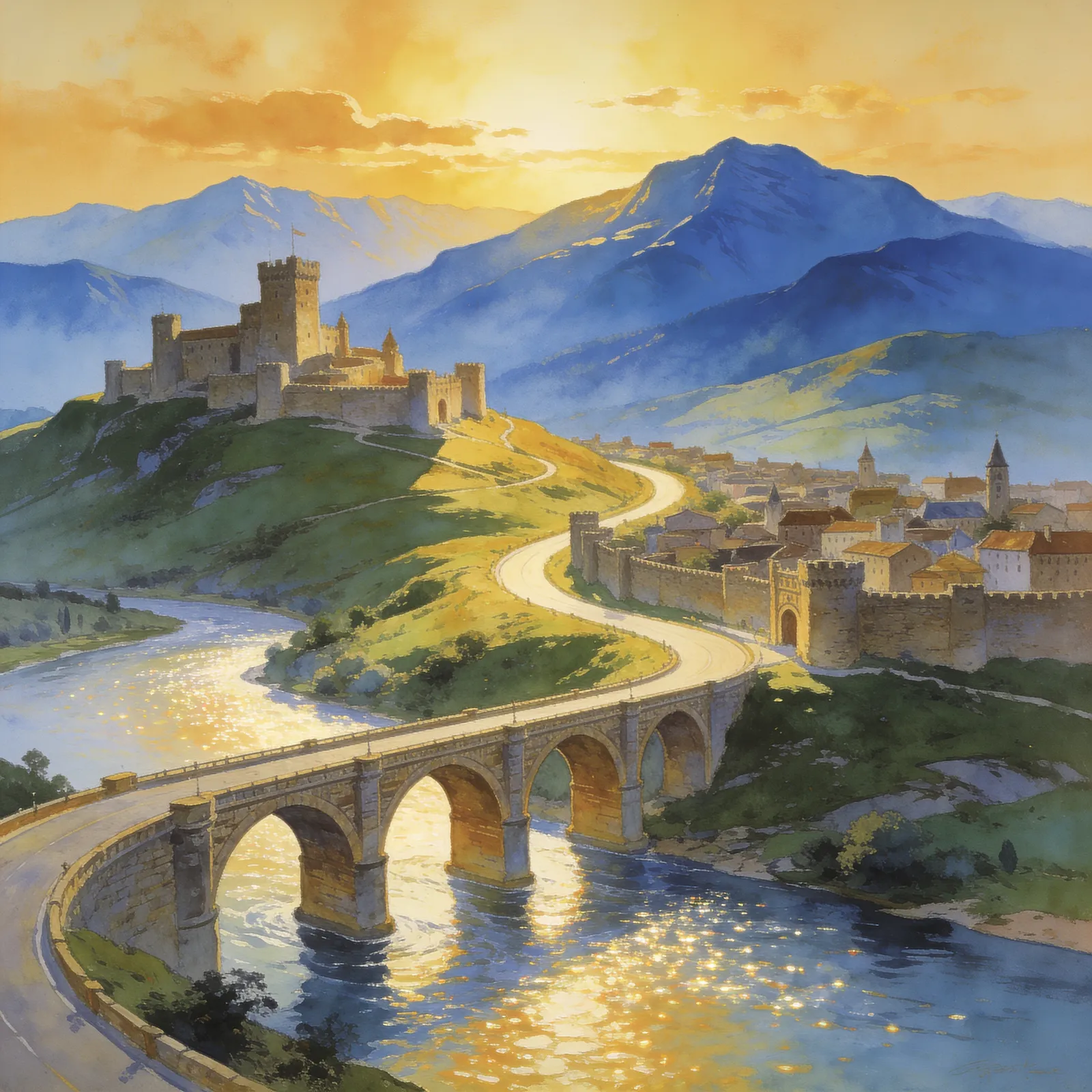 Final Fantasy backdrop art