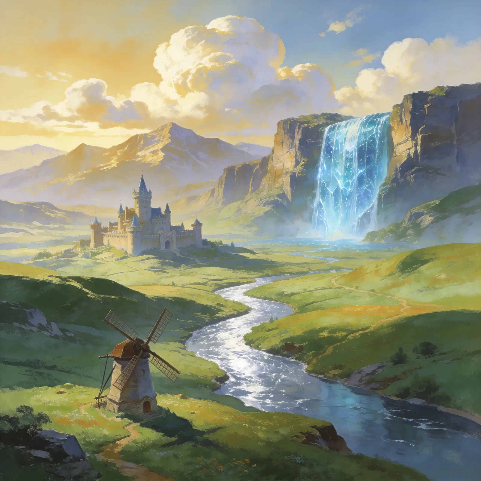 Final Fantasy V backdrop art