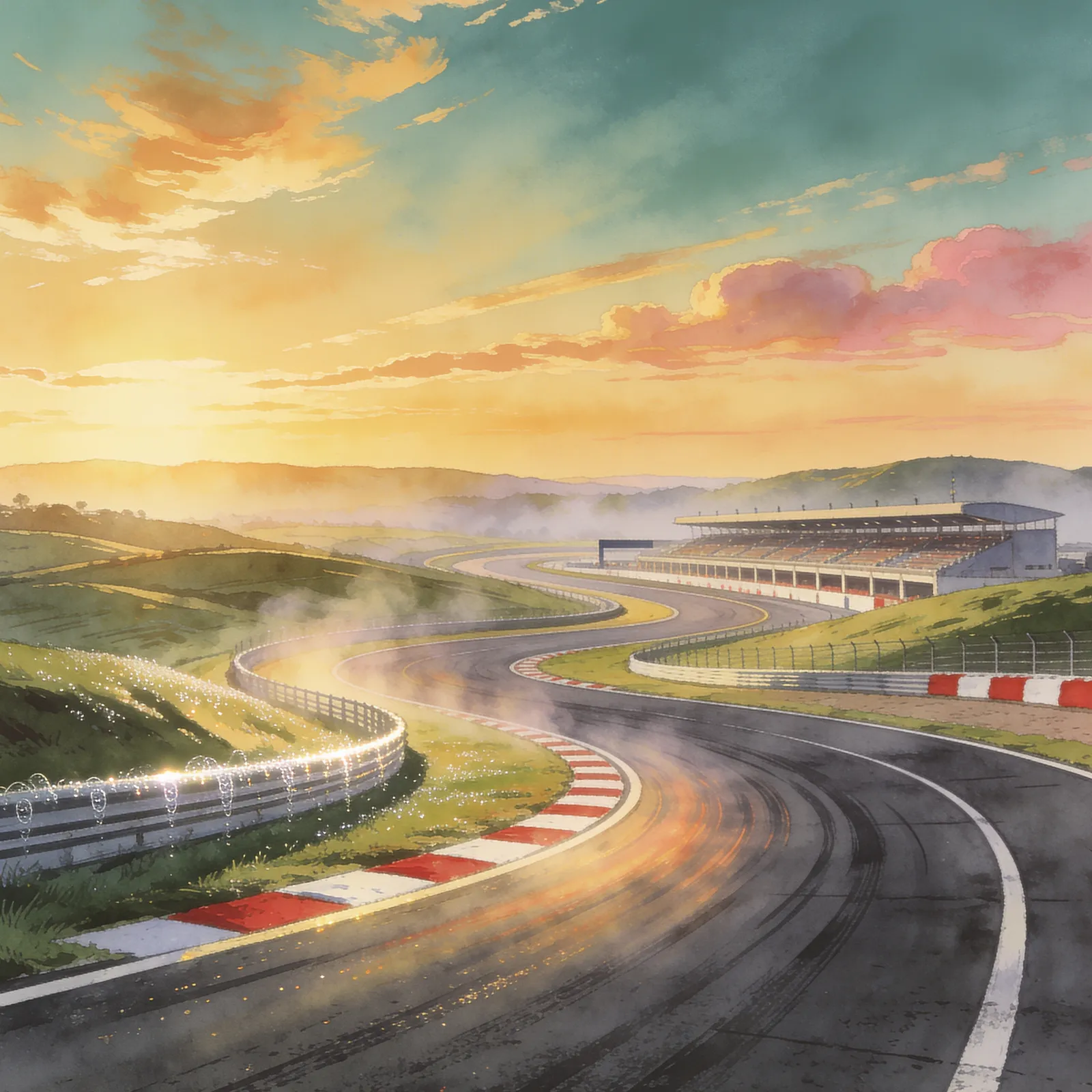 Gran Turismo 2 backdrop art