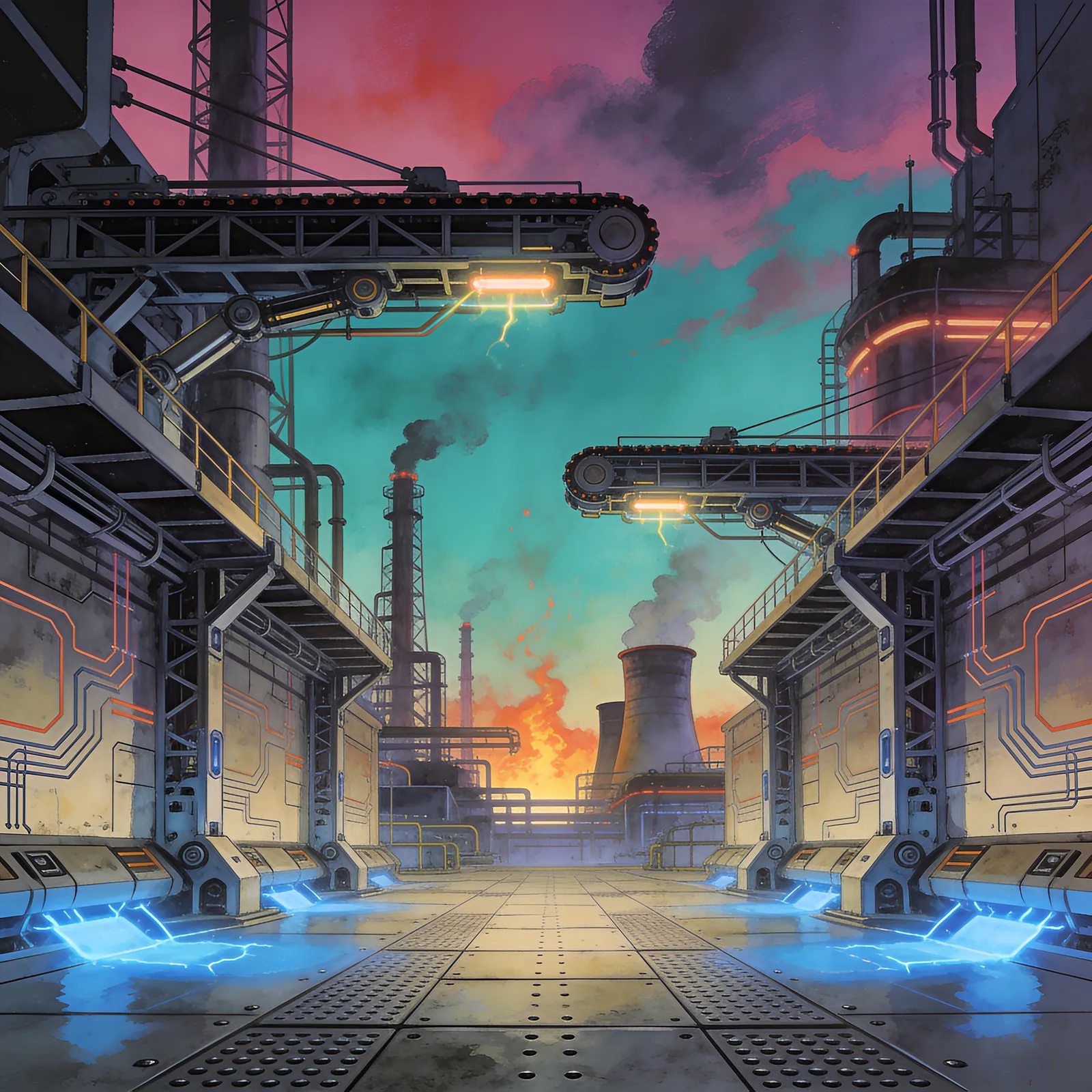 Mega Man 3 backdrop art