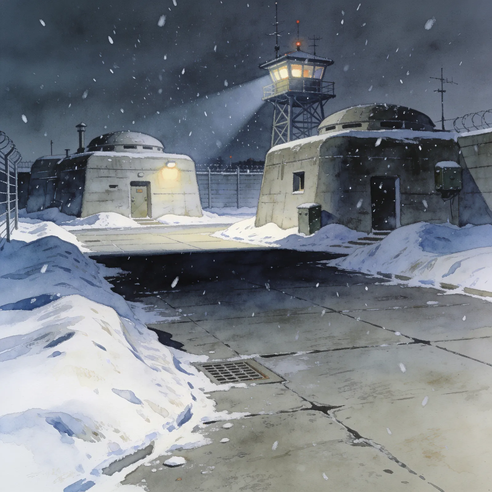 Metal Gear Solid backdrop art