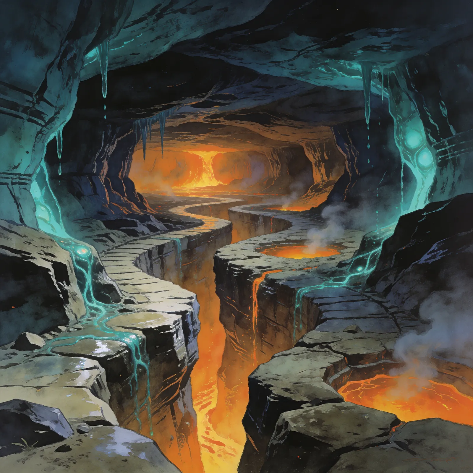 Metroid backdrop art