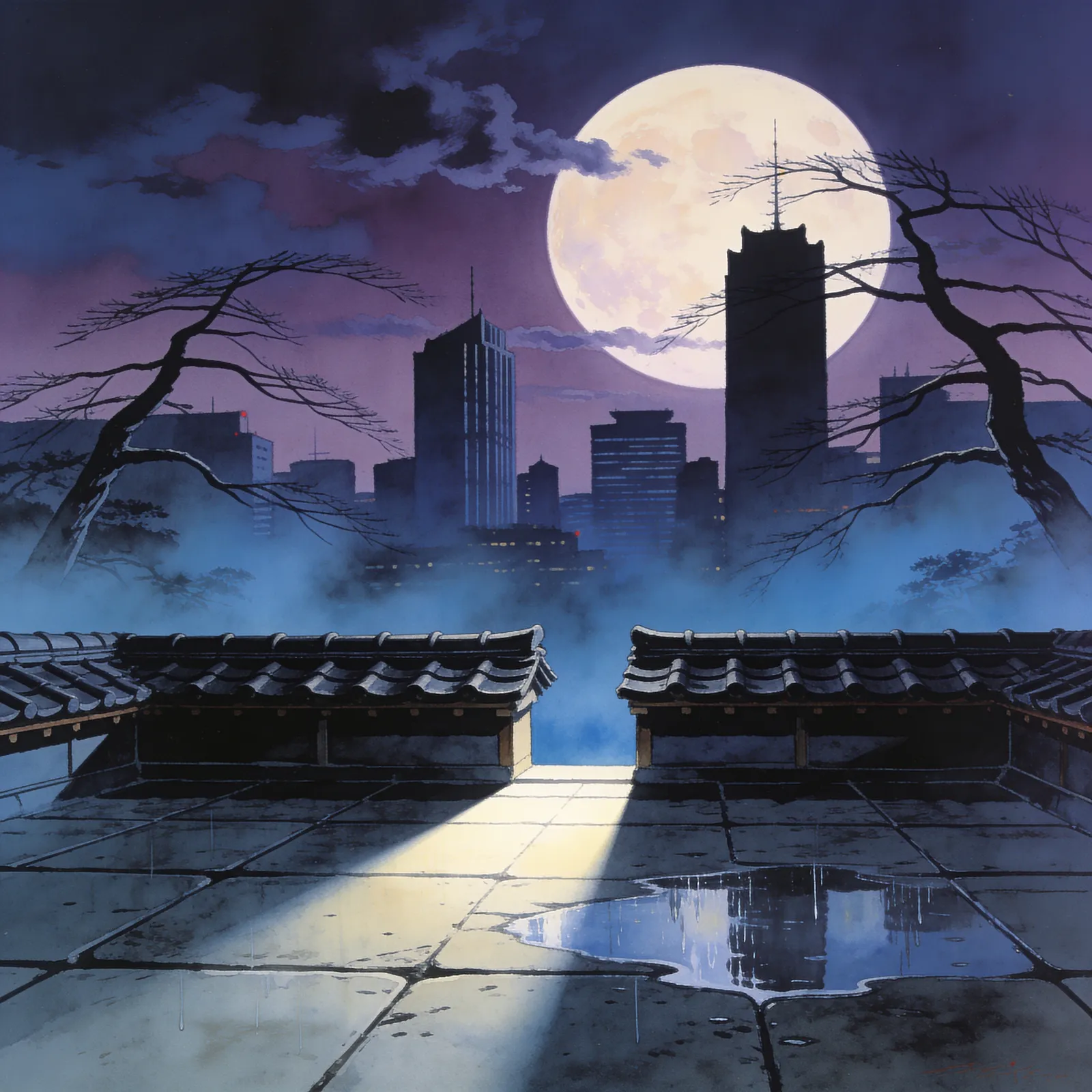 Ninja Gaiden backdrop art