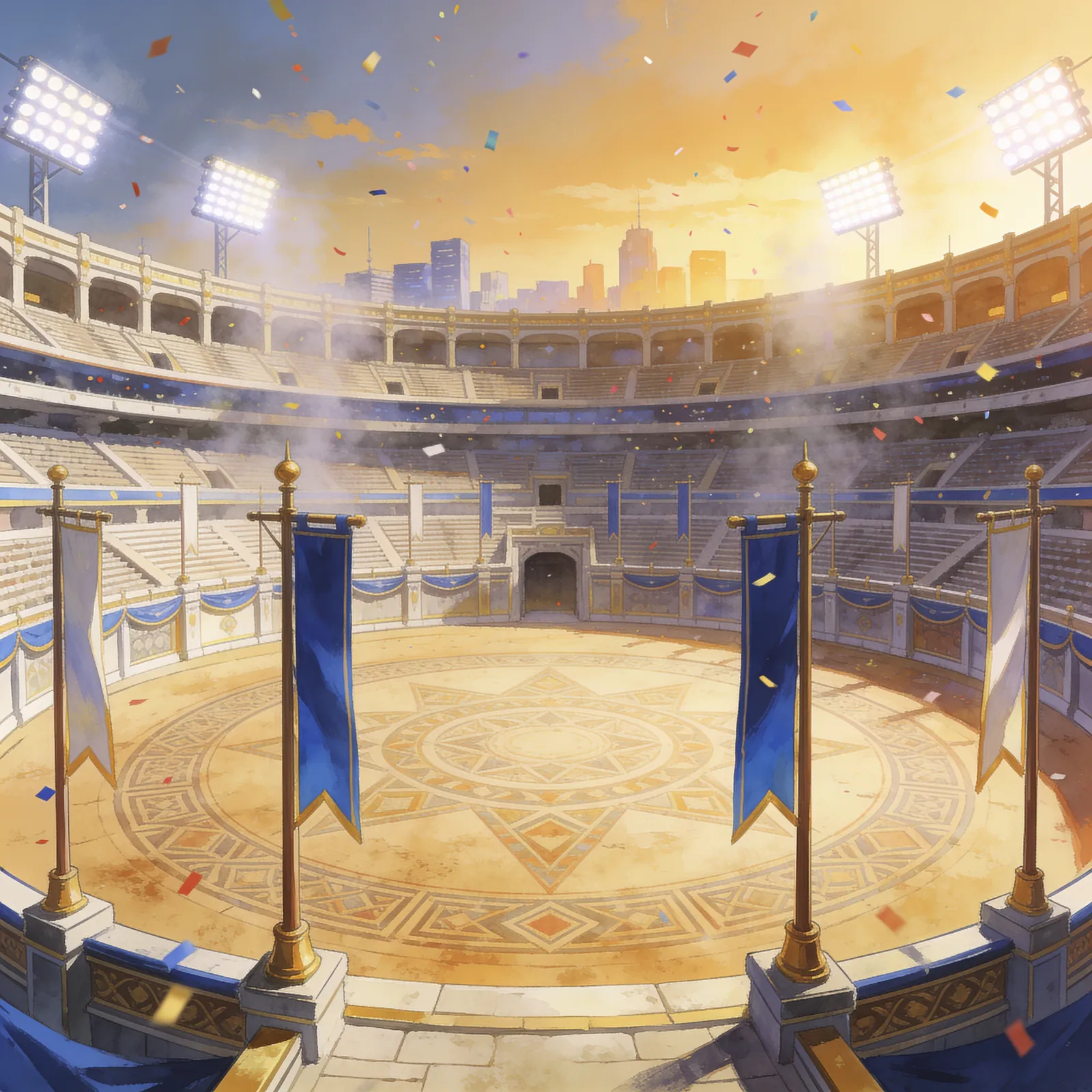 Pokémon Stadium backdrop art