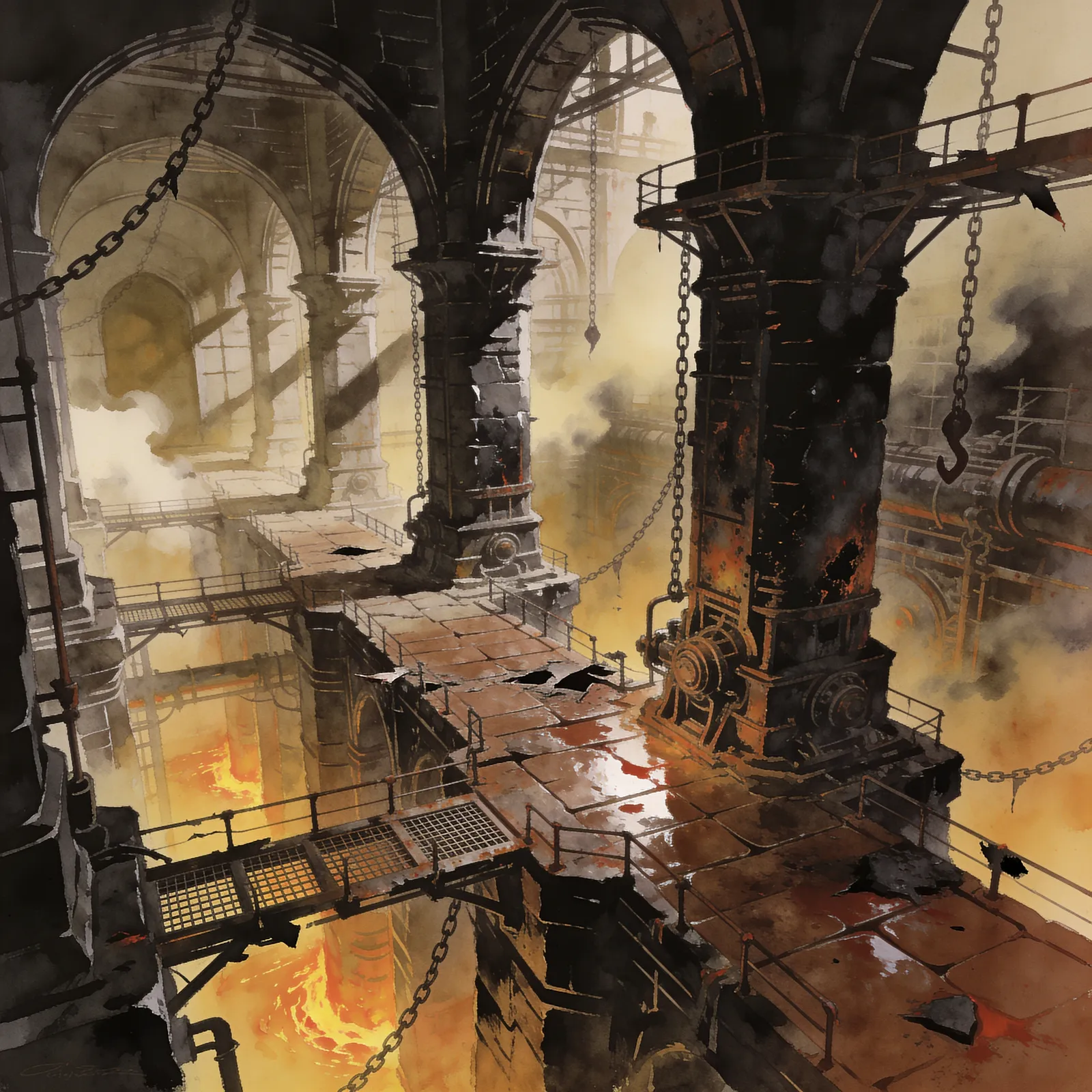 Quake backdrop art