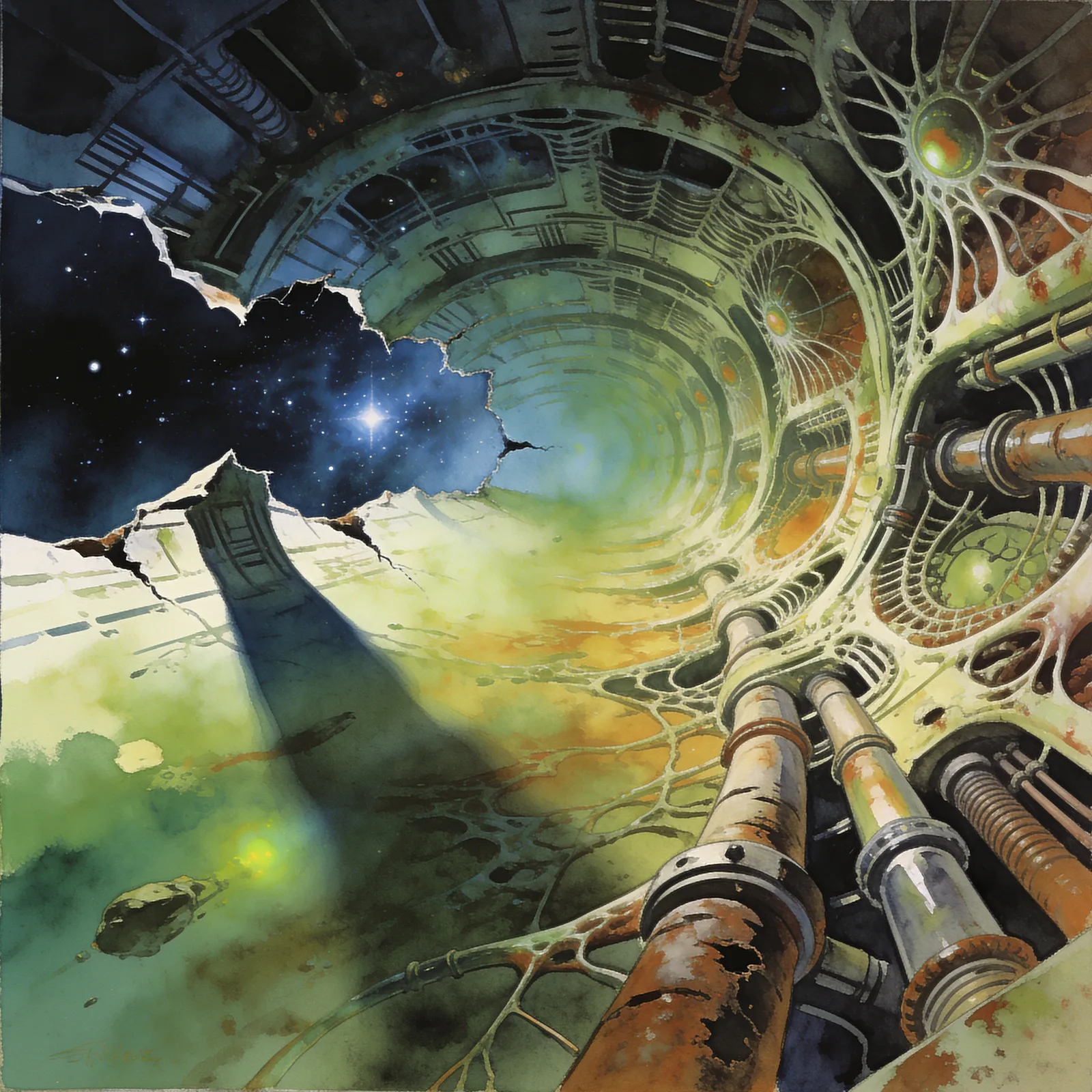 R-Type backdrop art