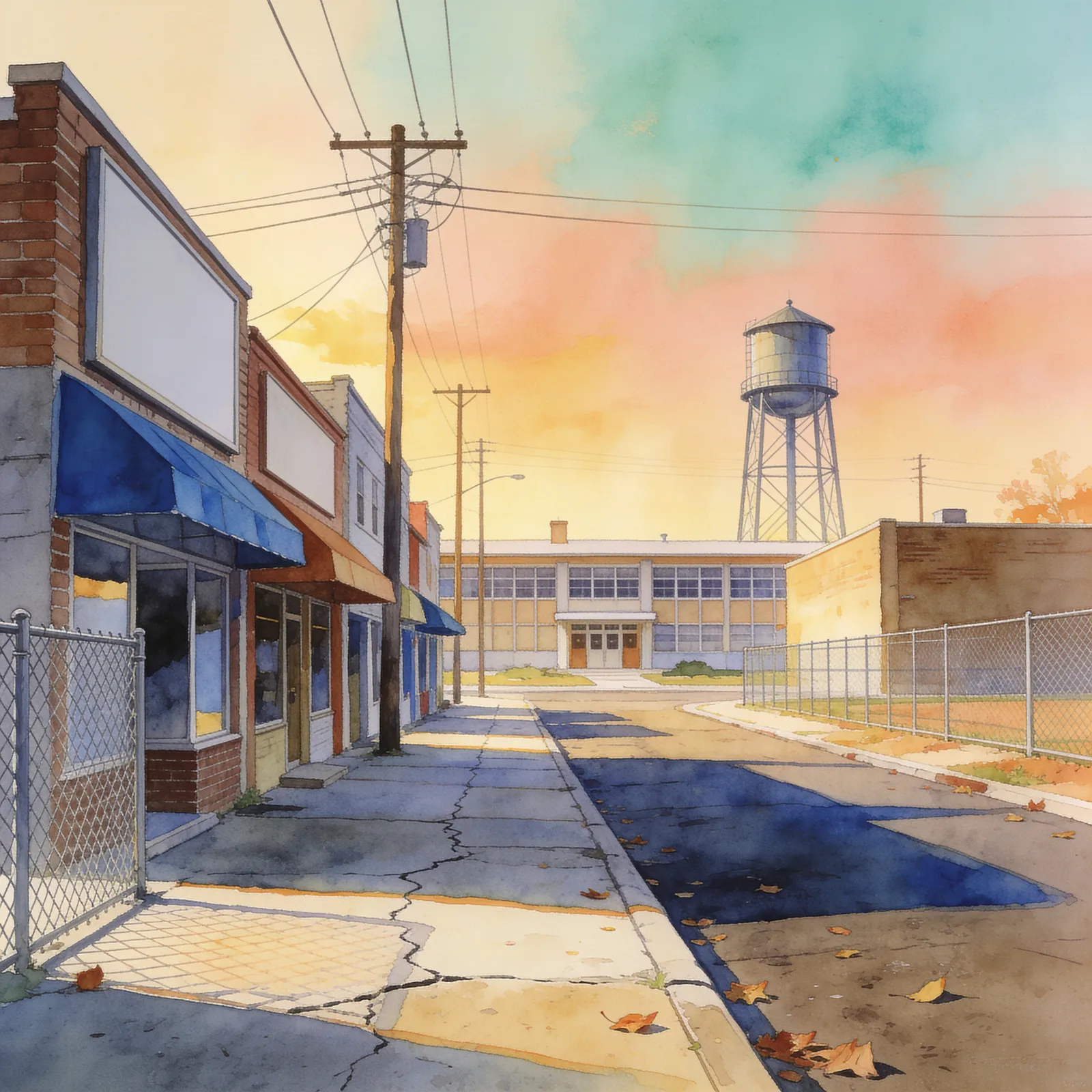 River City Ransom backdrop art