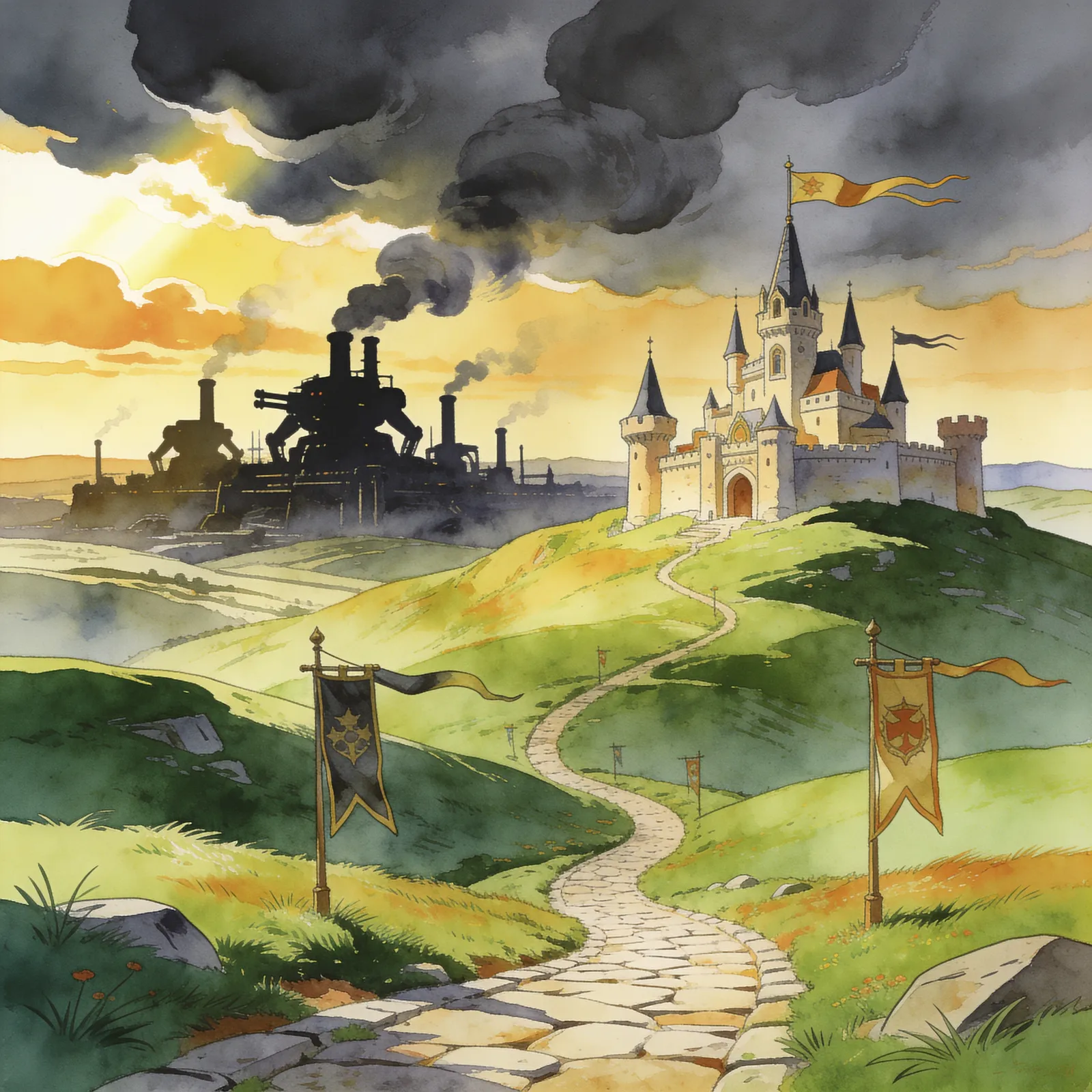 Rocket Knight Adventures backdrop art
