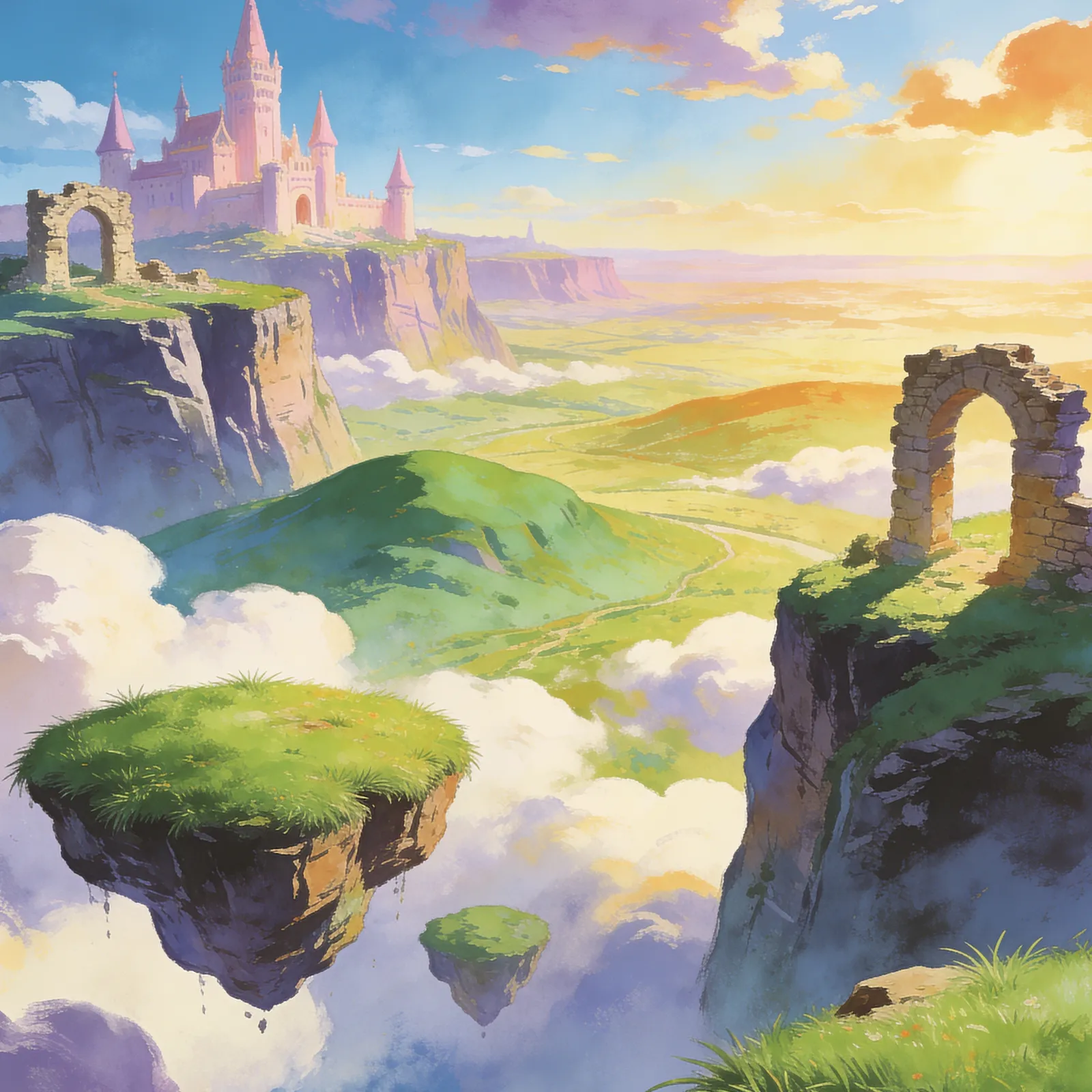 Spyro the Dragon backdrop art