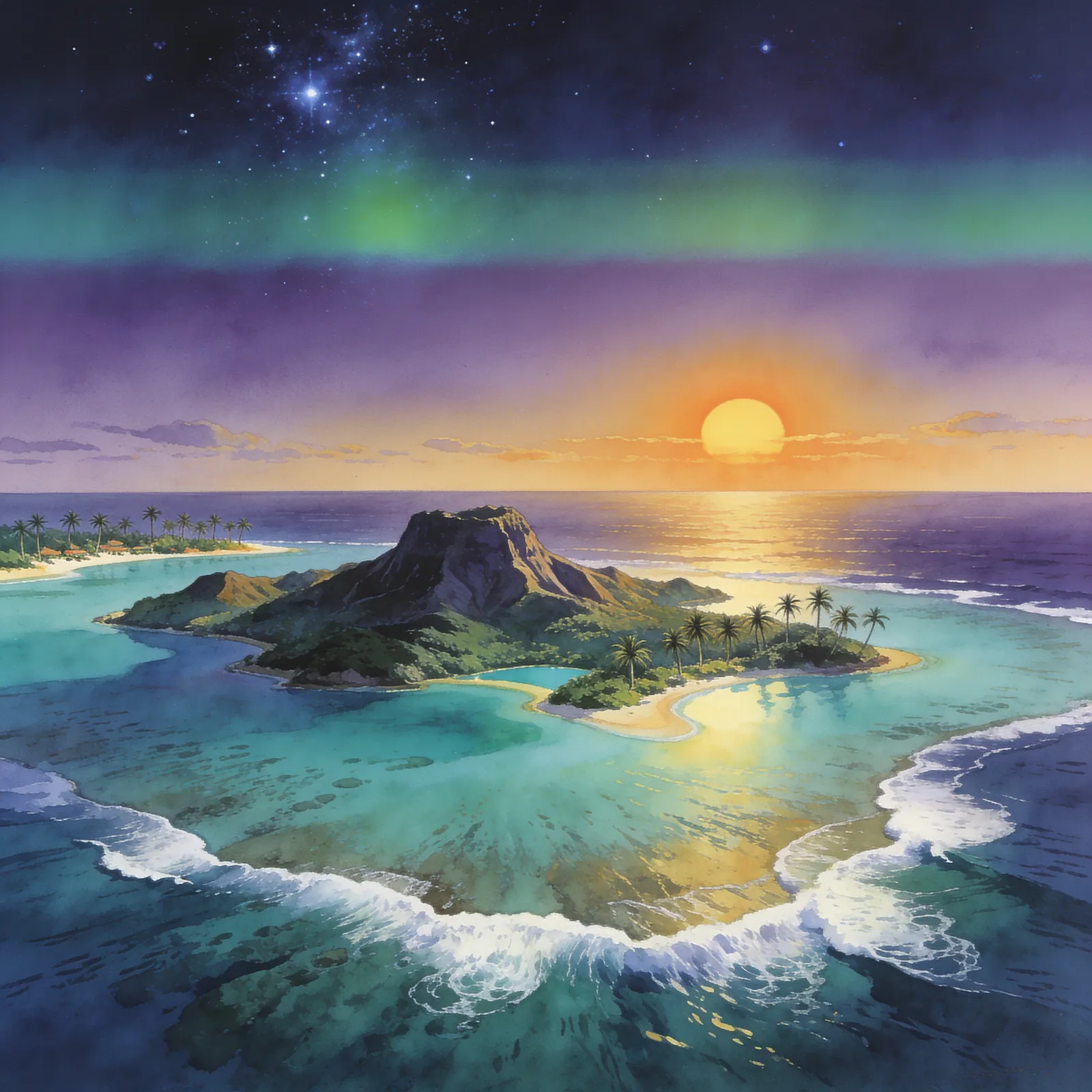 StarTropics backdrop art