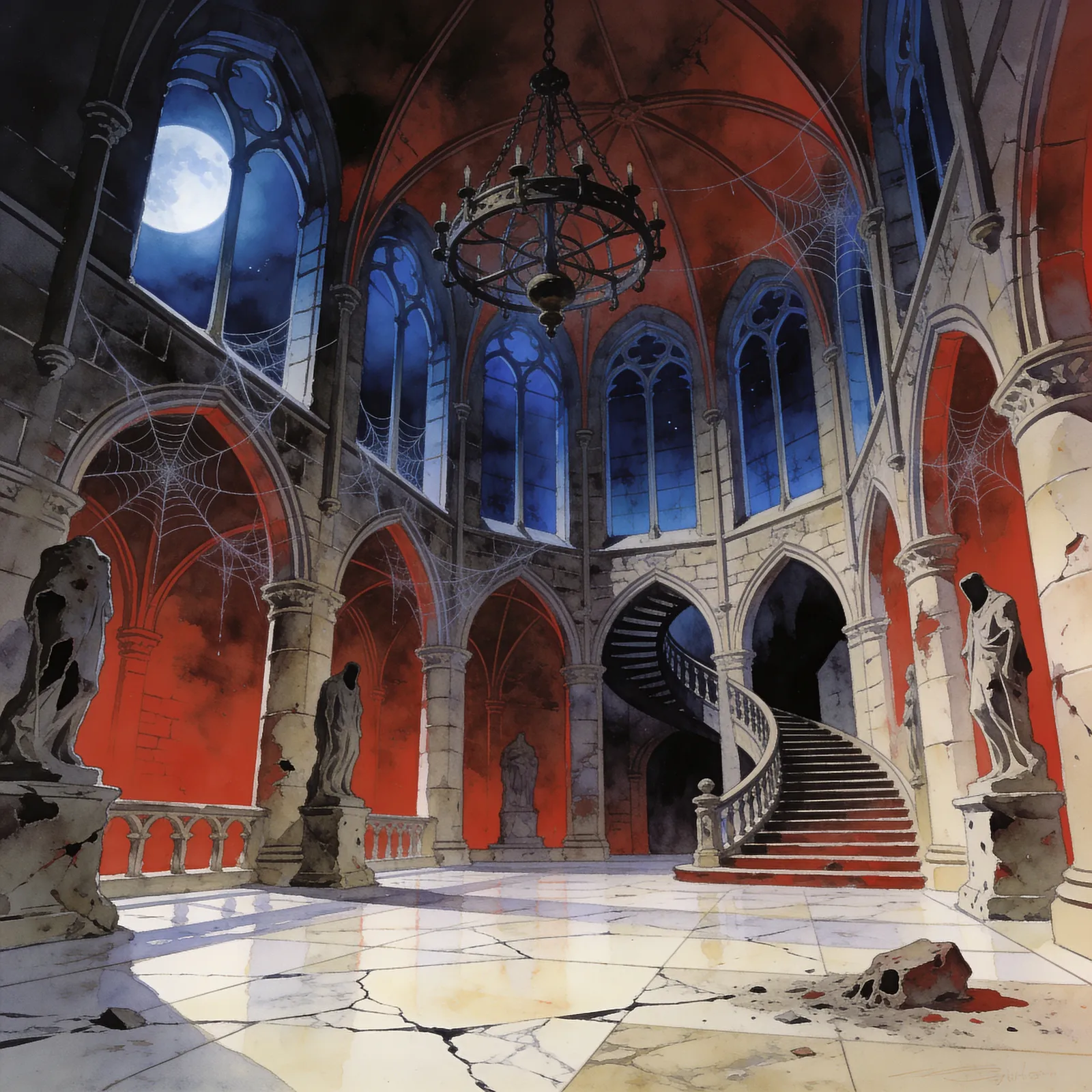 Super Castlevania IV backdrop art