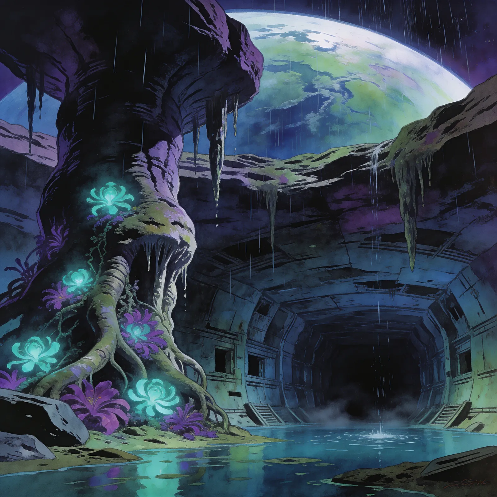 Super Metroid backdrop art