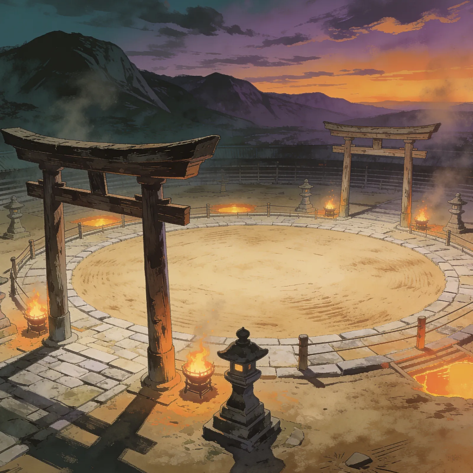 Tekken 3 backdrop art