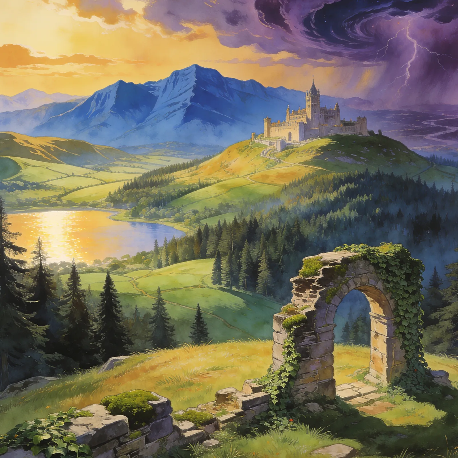 The Legend of Zelda: A Link to the Past backdrop art