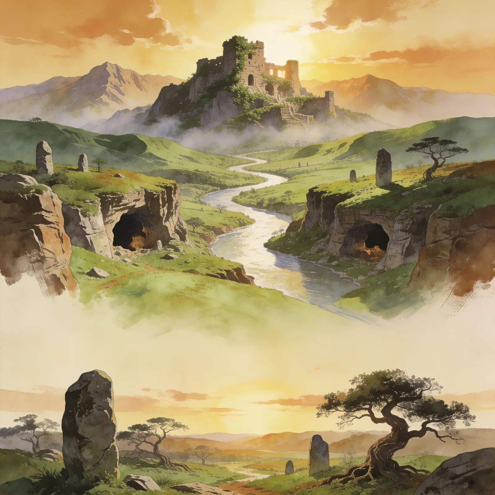 The Legend of Zelda backdrop art