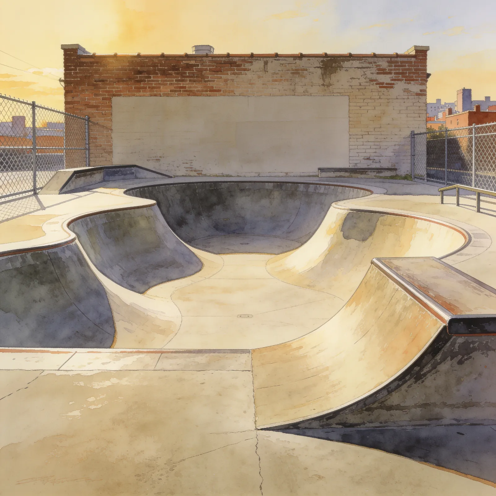 Tony Hawk's Pro Skater 2 backdrop art
