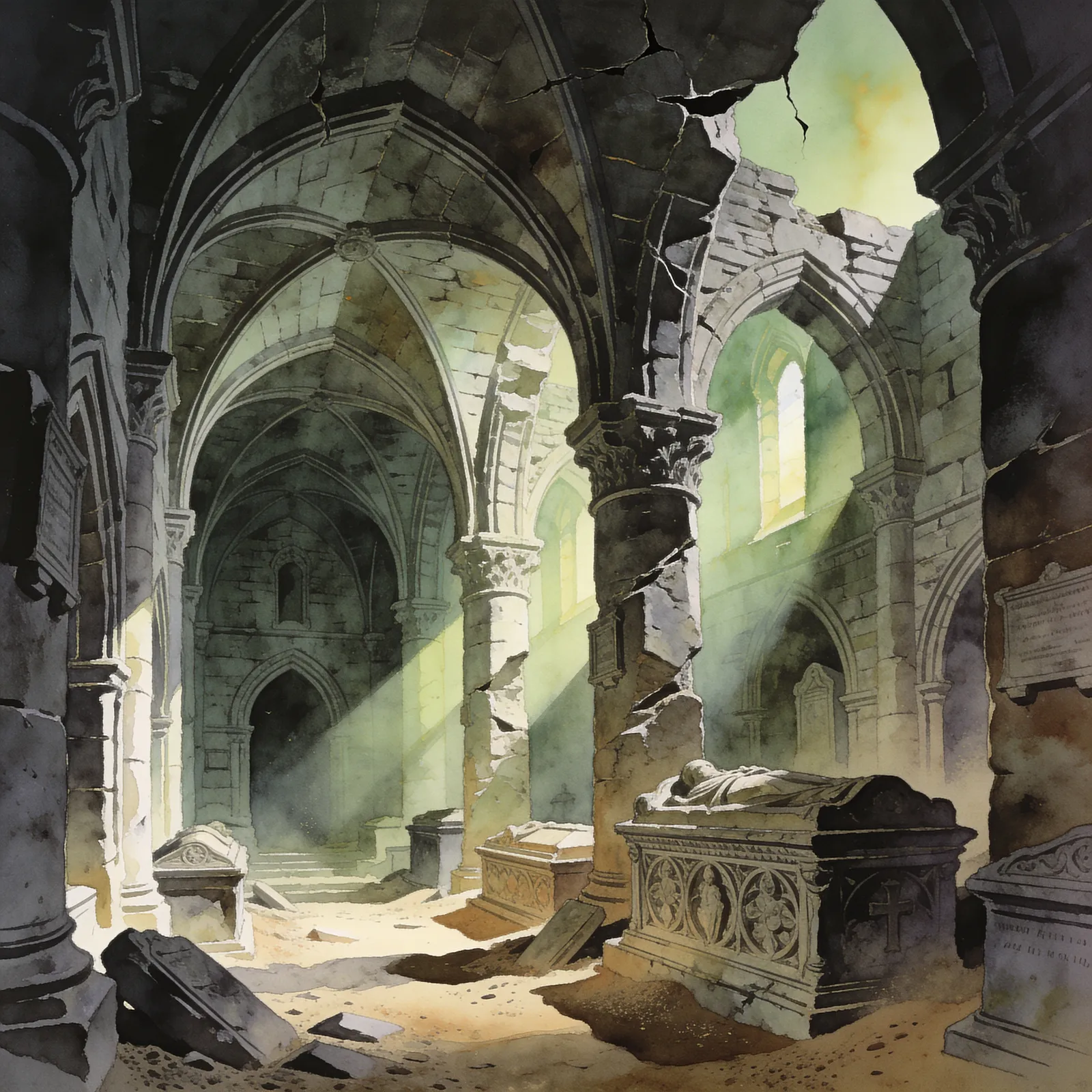 Vagrant Story backdrop art