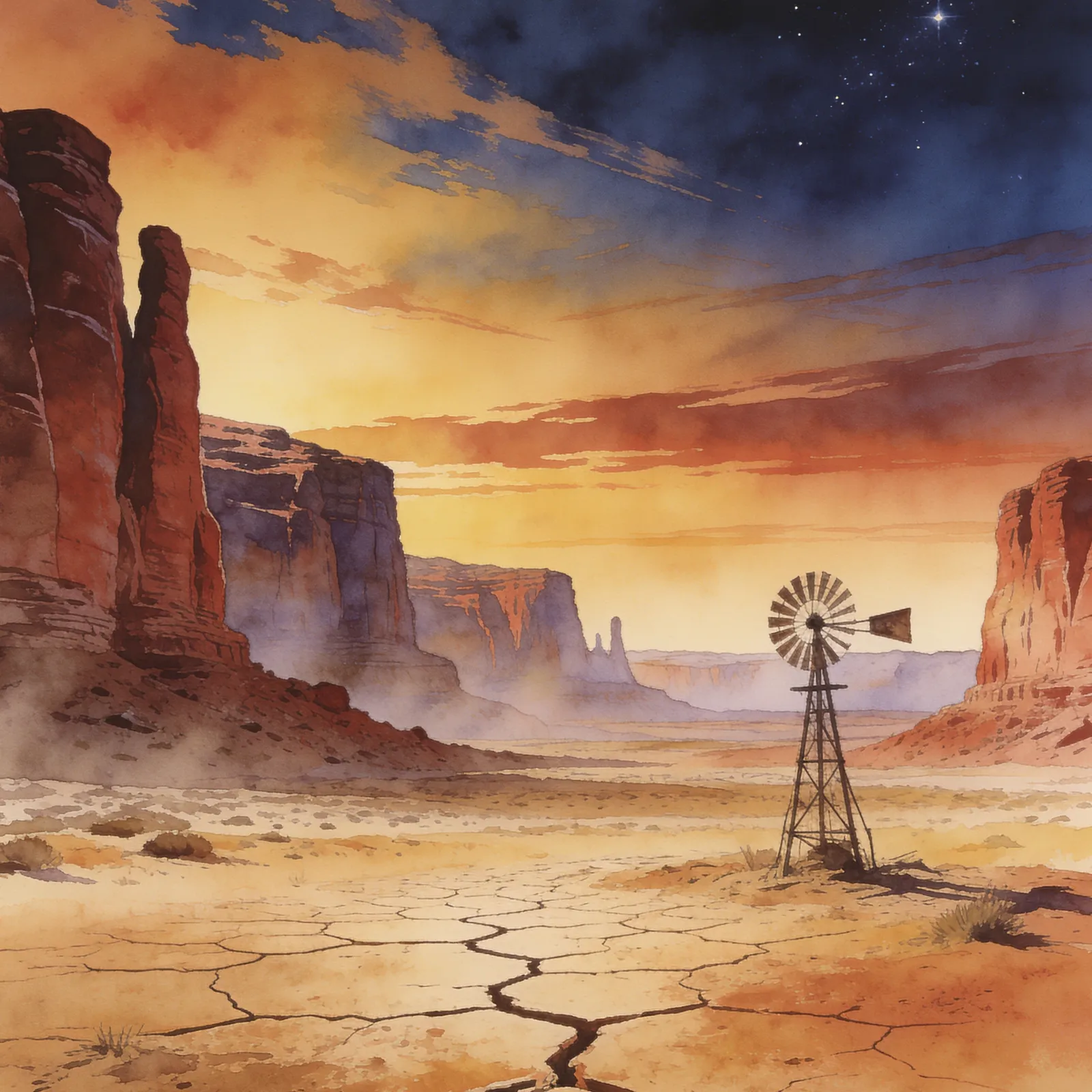 Wild Arms backdrop art