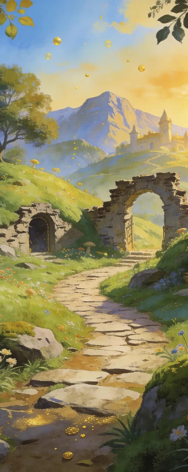 Original backdrop art for Banjo-Kazooie