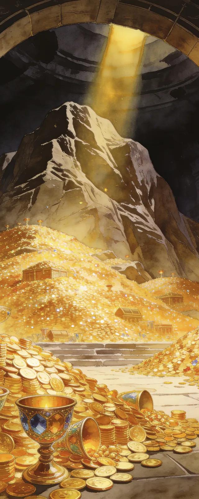 Original backdrop art for DuckTales
